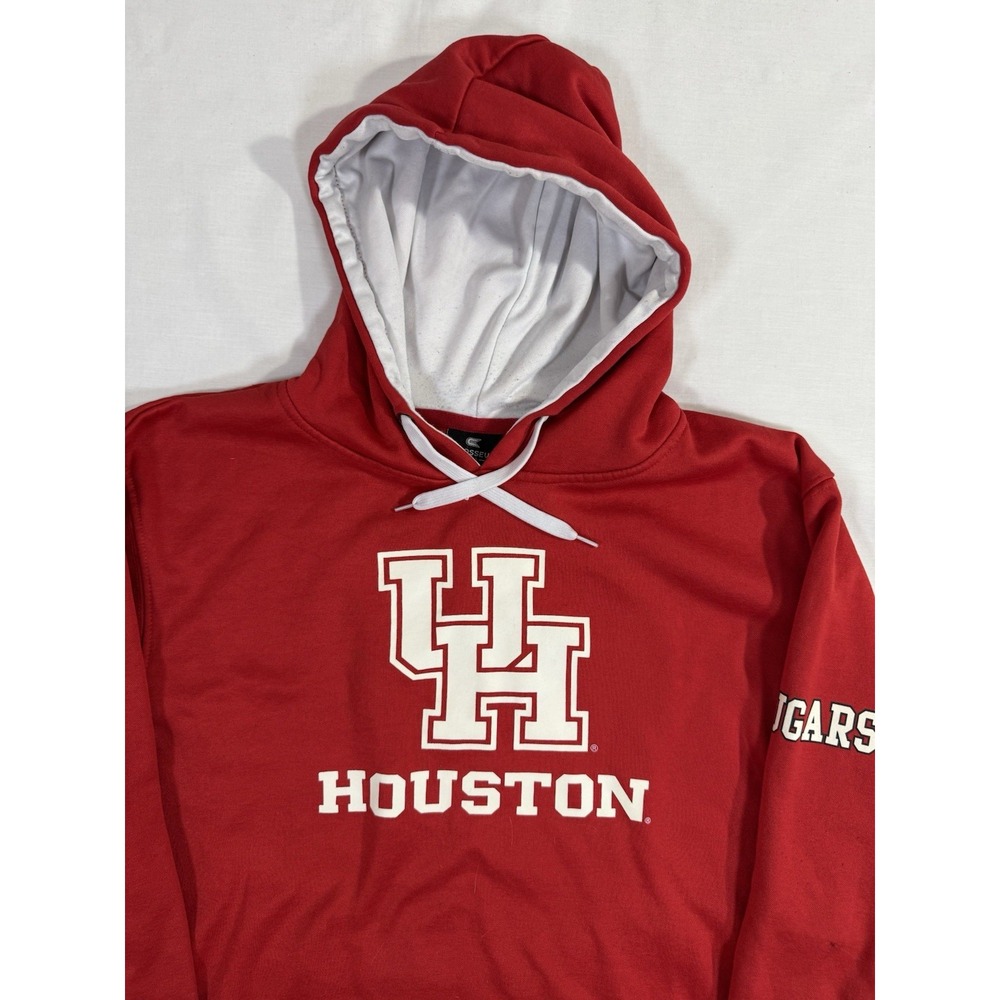 University of Houston Cougars Colosseum Hoodie Hooded Sweatshirt Men's Large